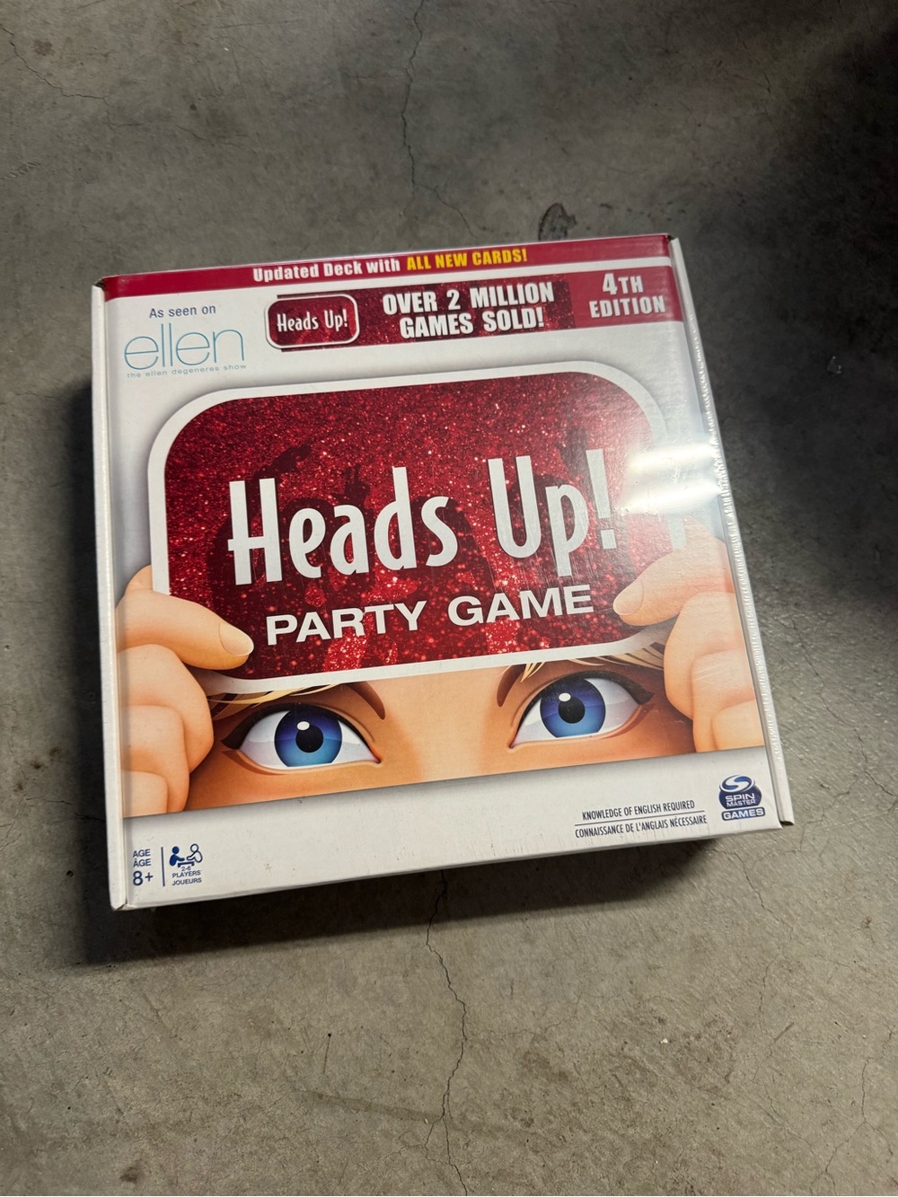 NIB Heads Up! Party Game (4th Ed.) a fast-paced word-guessing family board game